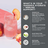 Isagenix Hydrate Immunité verseur dans l'eau, démonstration de mélange facile.