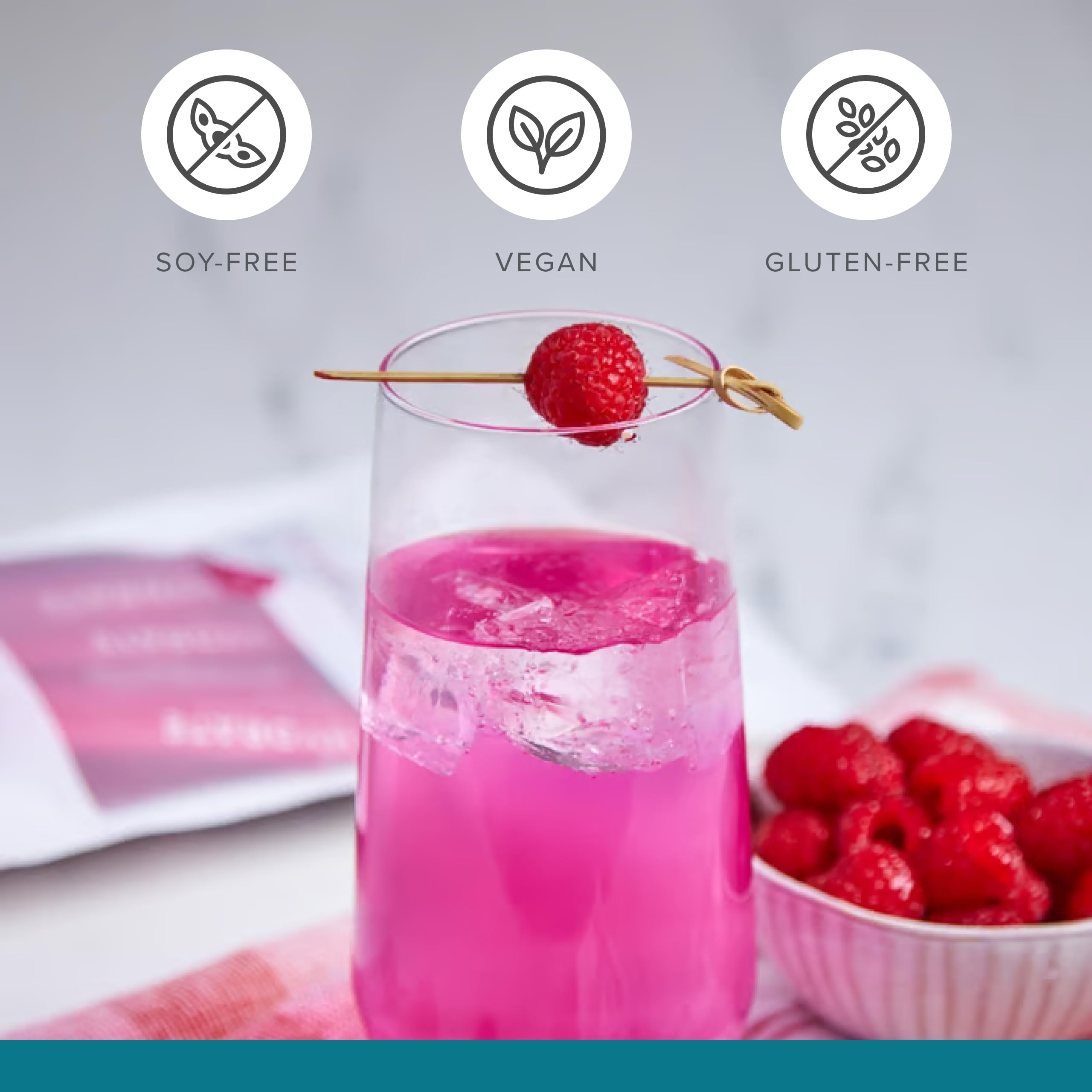 Isagenix Hydrate – saveur framboise sans sucre, boisson fruitée