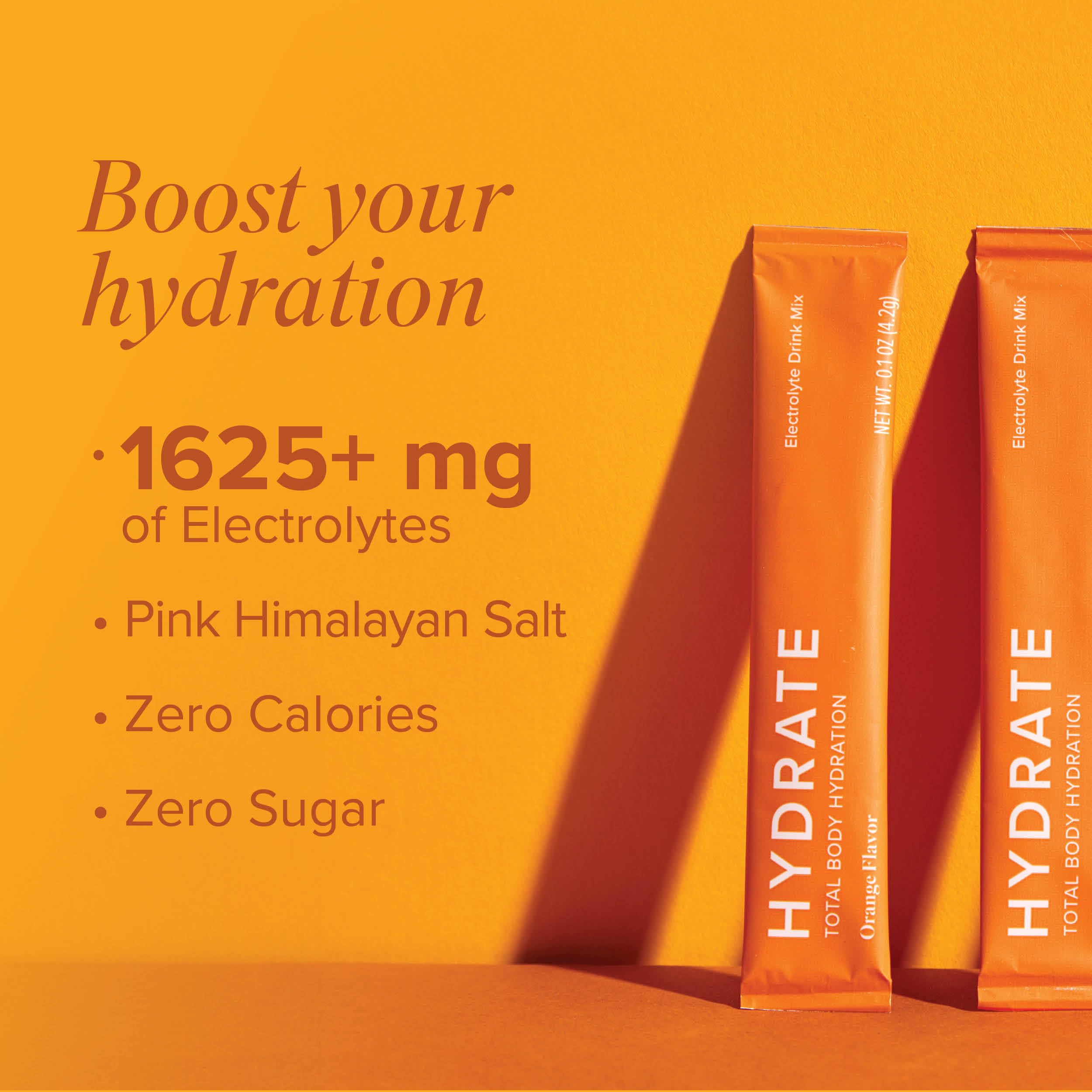 Isagenix Hydrate — goût pastèque avec acide hyaluronique pour l'hydratation cutanée.