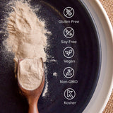 Poudre sans goût Isagenix Immune Shake Booster s’incorpore facilement.