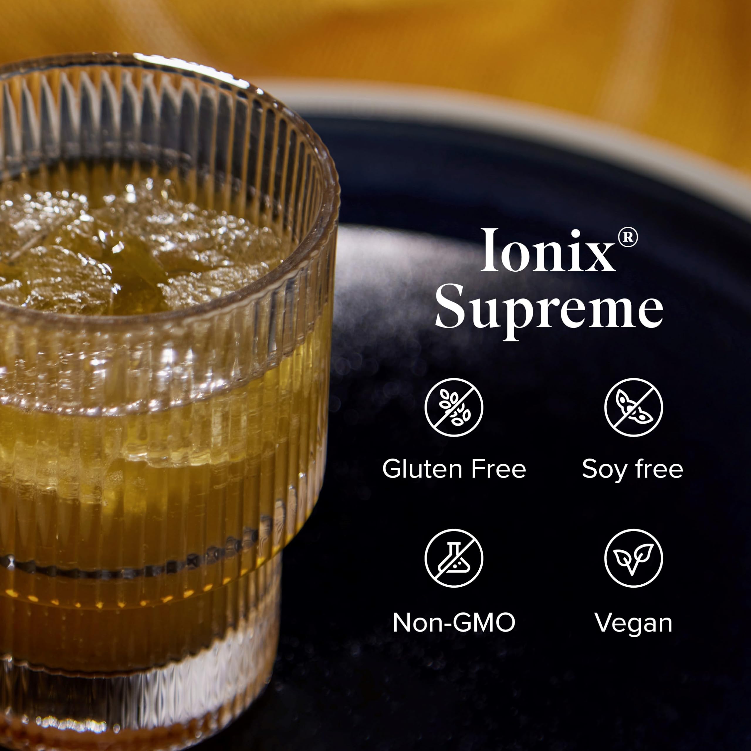Isagenix Ionix Supreme – mélange d’adaptogènes, aide potentielle à la résistance au stress.
