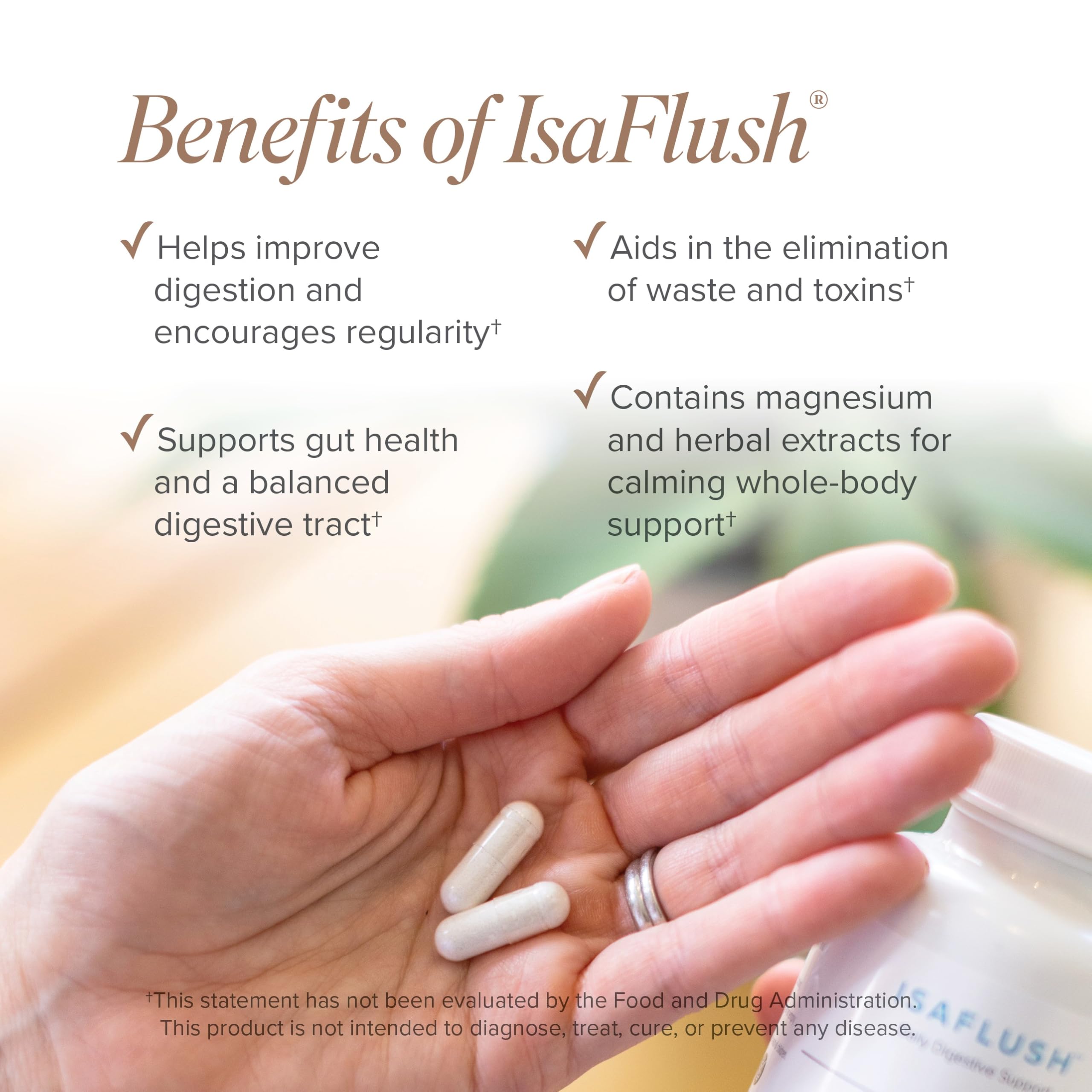 Isagenix IsaFlush usage quotidien sans mesurer ni mélanger.