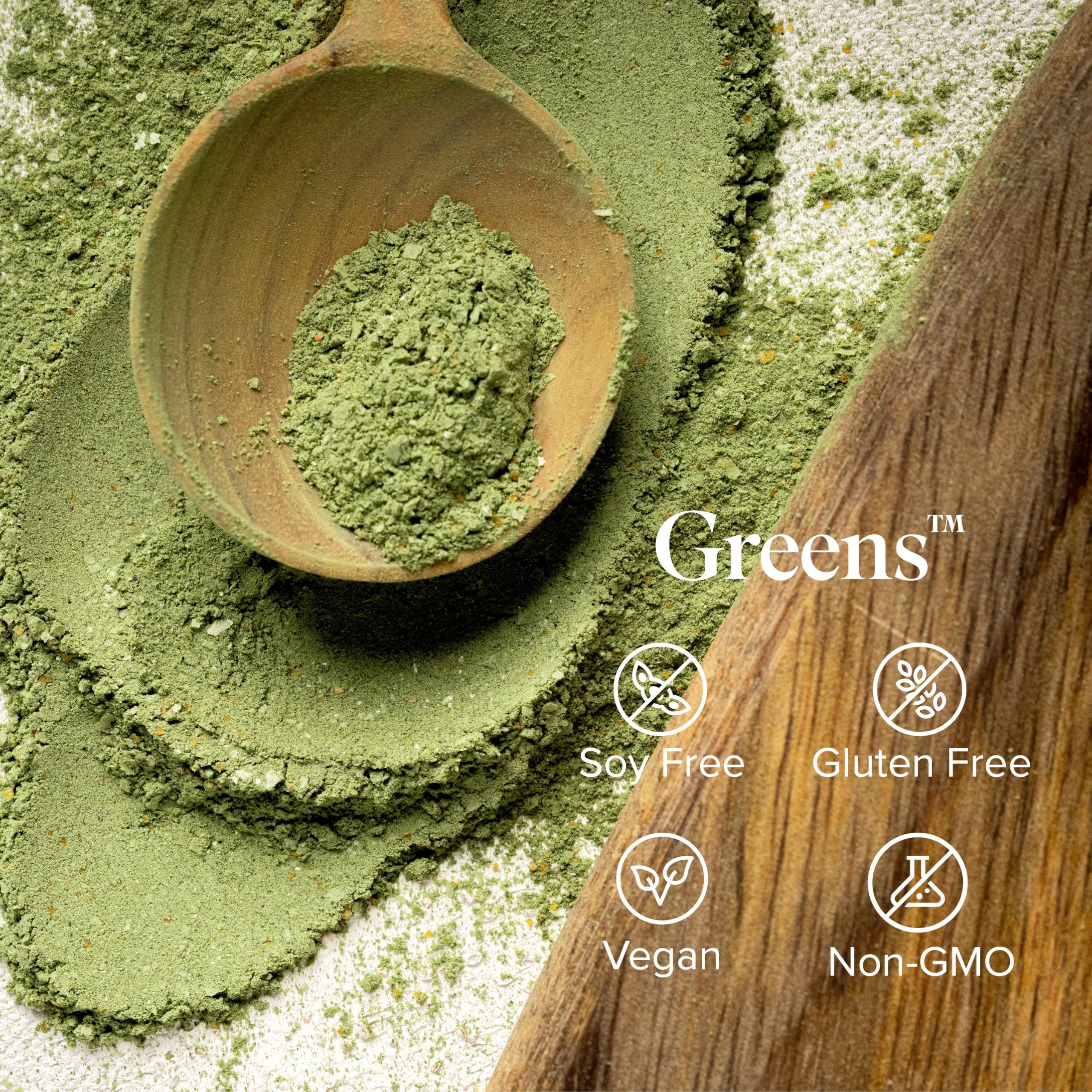Isagenix Moringa Greens, chlorelle et spiruline, nutriments essentiels dans une formule naturelle.