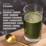 Isagenix Moringa Greens, sans arômes artificiels, saveur fruitée naturelle et agréable.