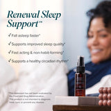 Isagenix Renewal Sleep Support, spray sous-langue rapide pour cycle veille-sommeil équilibré.