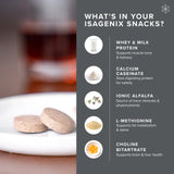 Isagenix Snacks sans lait baie sauvage bouchée – collation douce sans lactose.