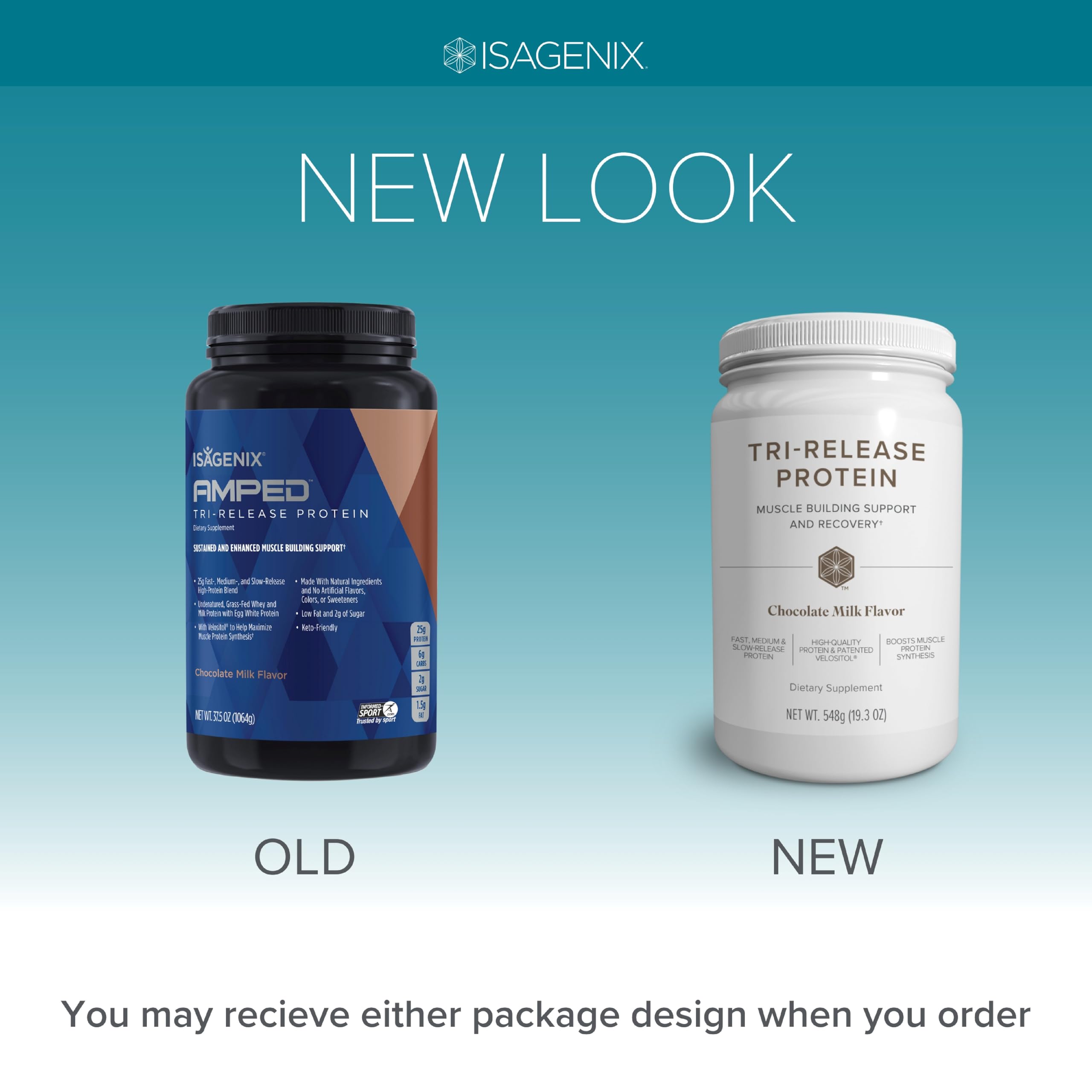 Isagenix Tri-Release Protéine: doseur précis pour chaque shake