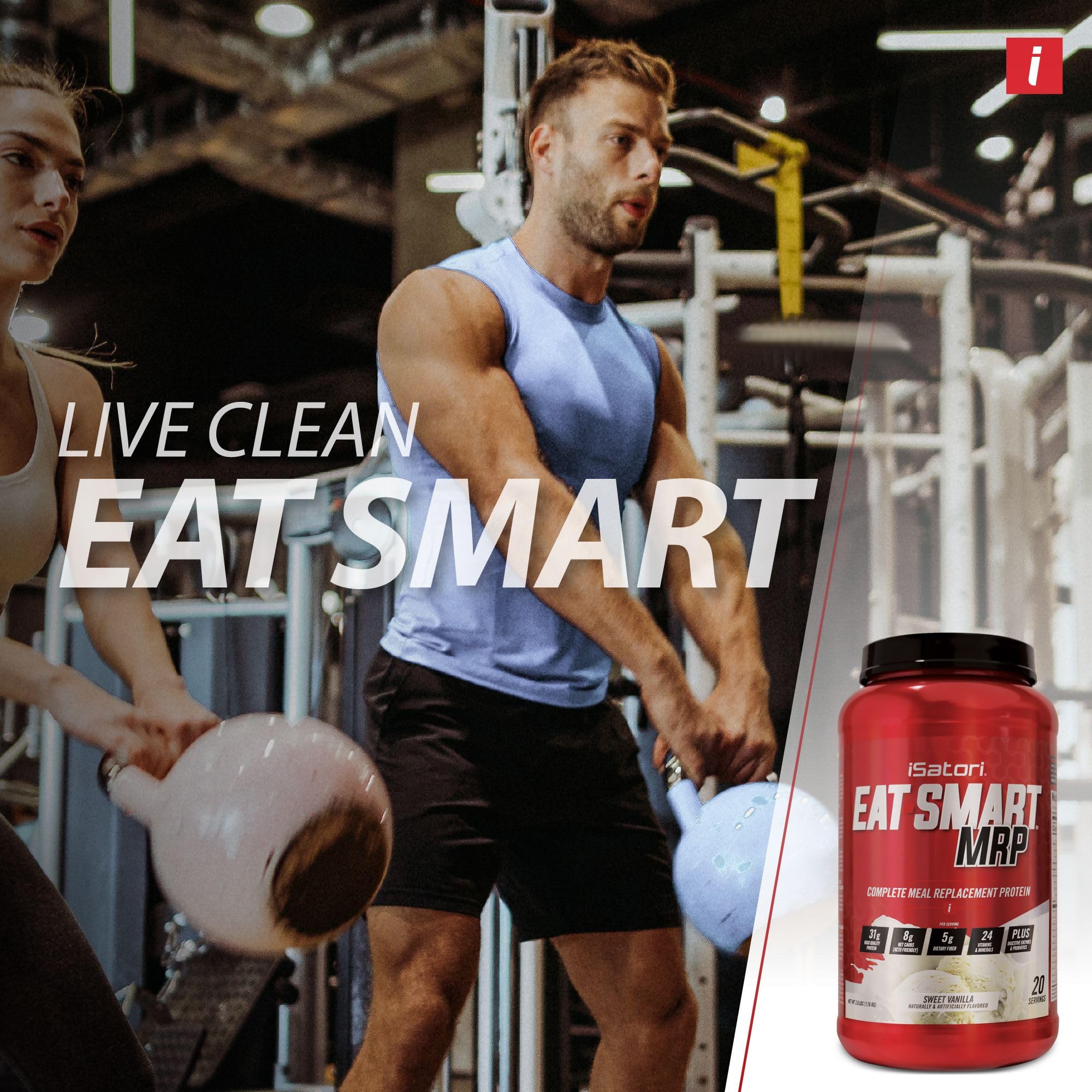 iSatori Eat Smart MRP: huile MCT et protéines pour énergie durable