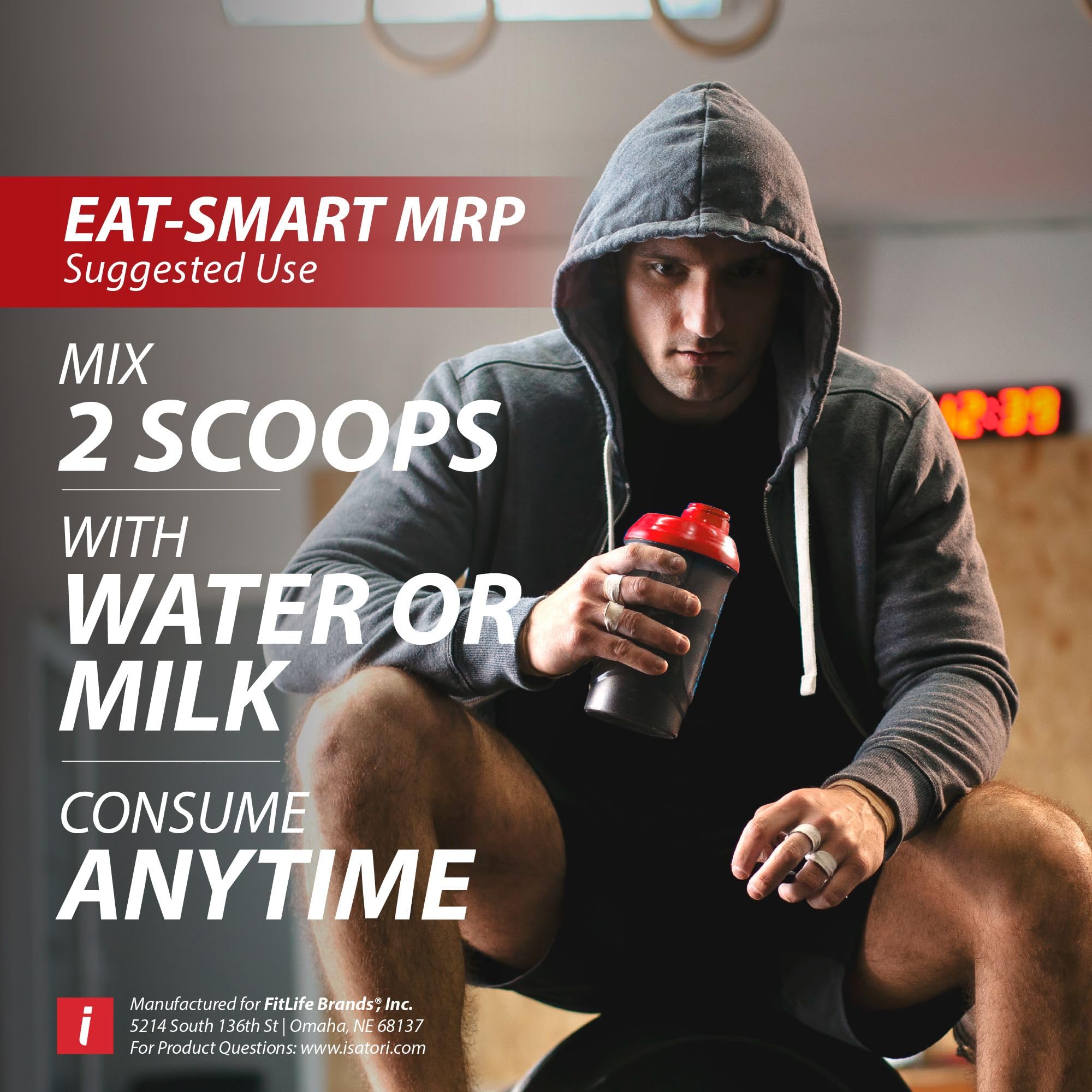iSatori Eat Smart MRP: goût vanille sans sucres ajoutés et sans colorants