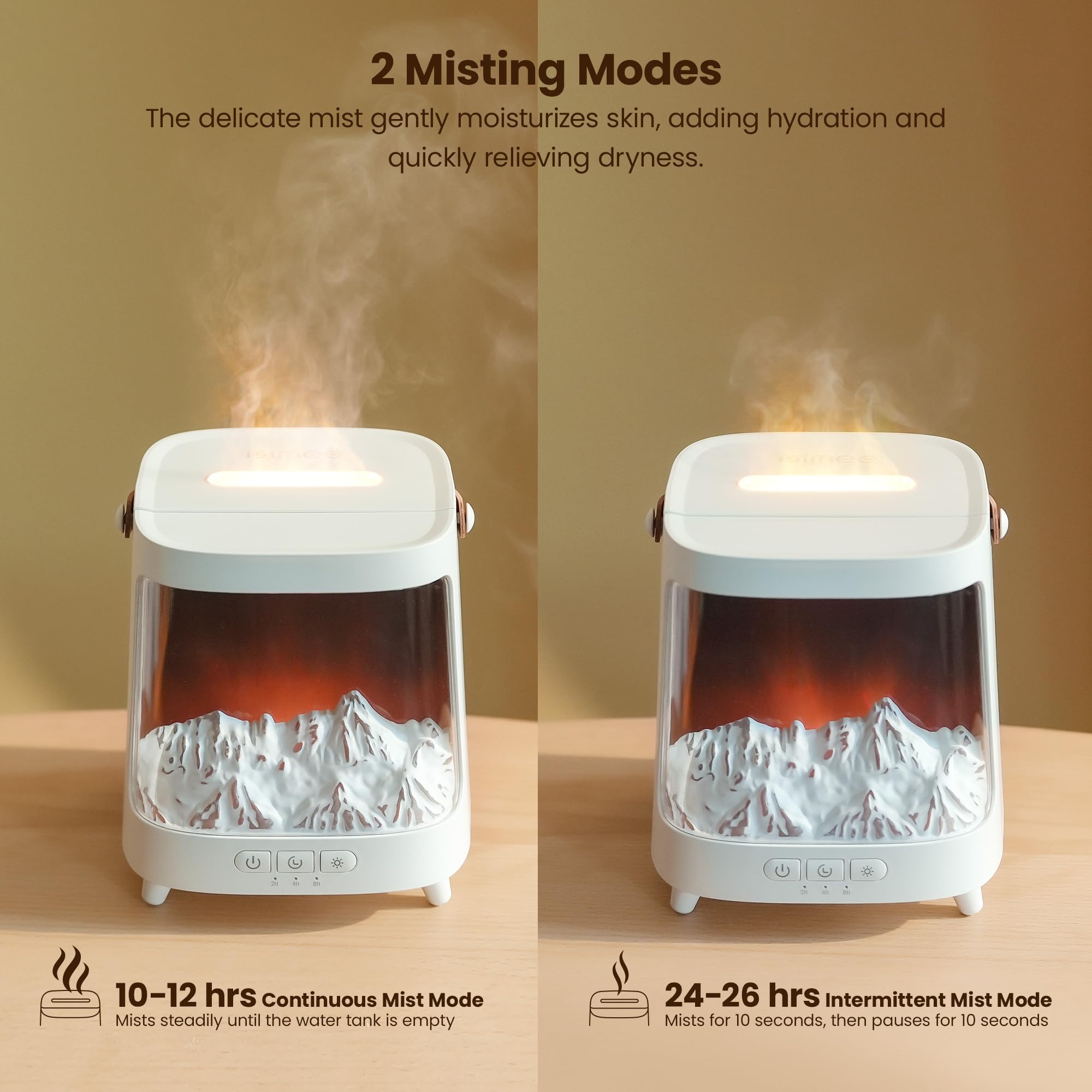 ISIMEE Diffuseur en mode brume continue pour humidifier et parfumer.