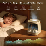 ISIMEE Diffuseur avec effet flamme et lumière réglable pour ambiance cosy.