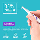 iSmile brosse-blanchiment application directe sur les dents.