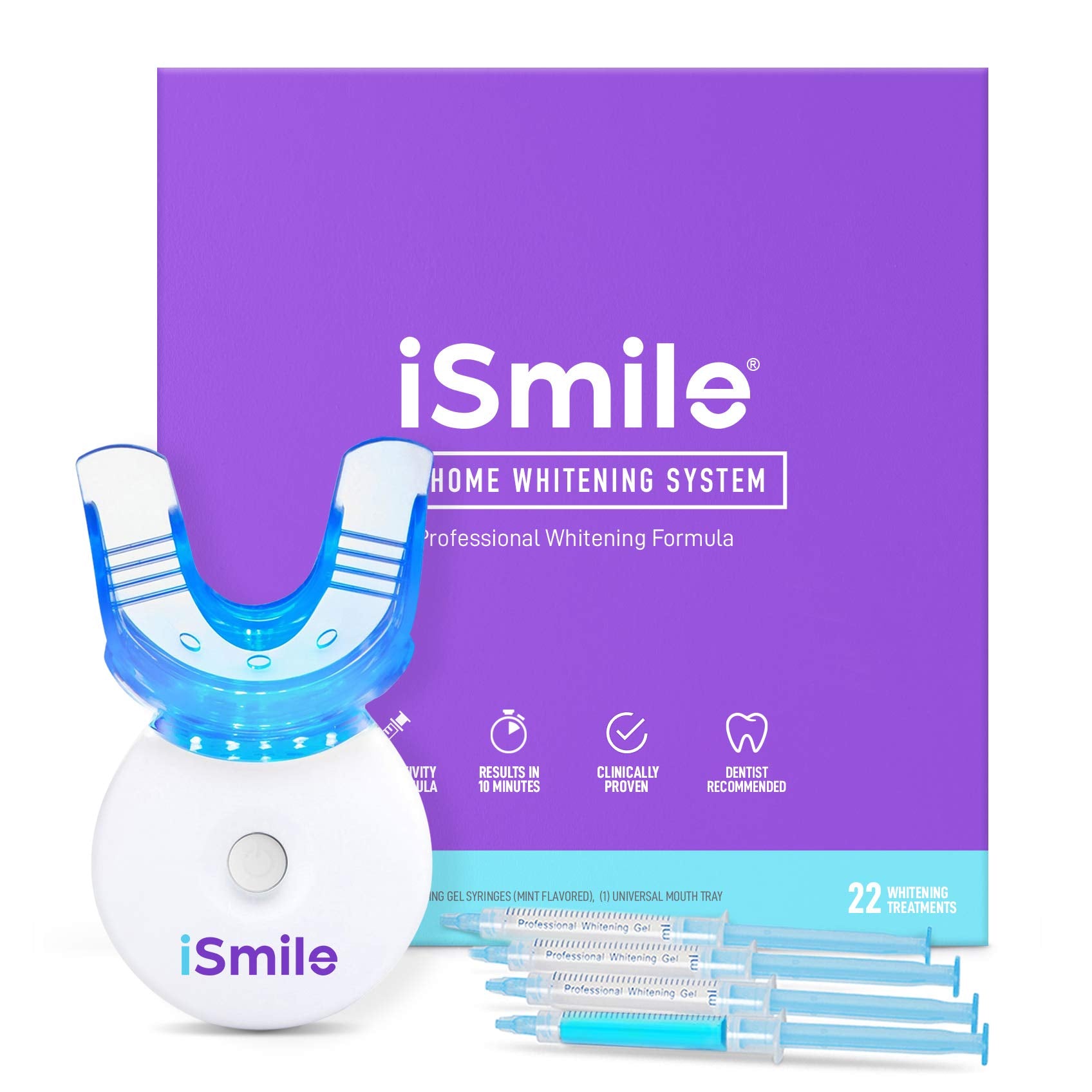 iSmile Whitening – coffret complet prêt à l’emploi pour blanchiment à domicile