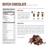 Isopure protéine isolate chocolat néerlandais ingrédients équilibrés et riches