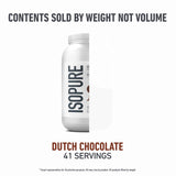 Isopure protéine isolate chocolat néerlandais recettes protéinées sans sucre