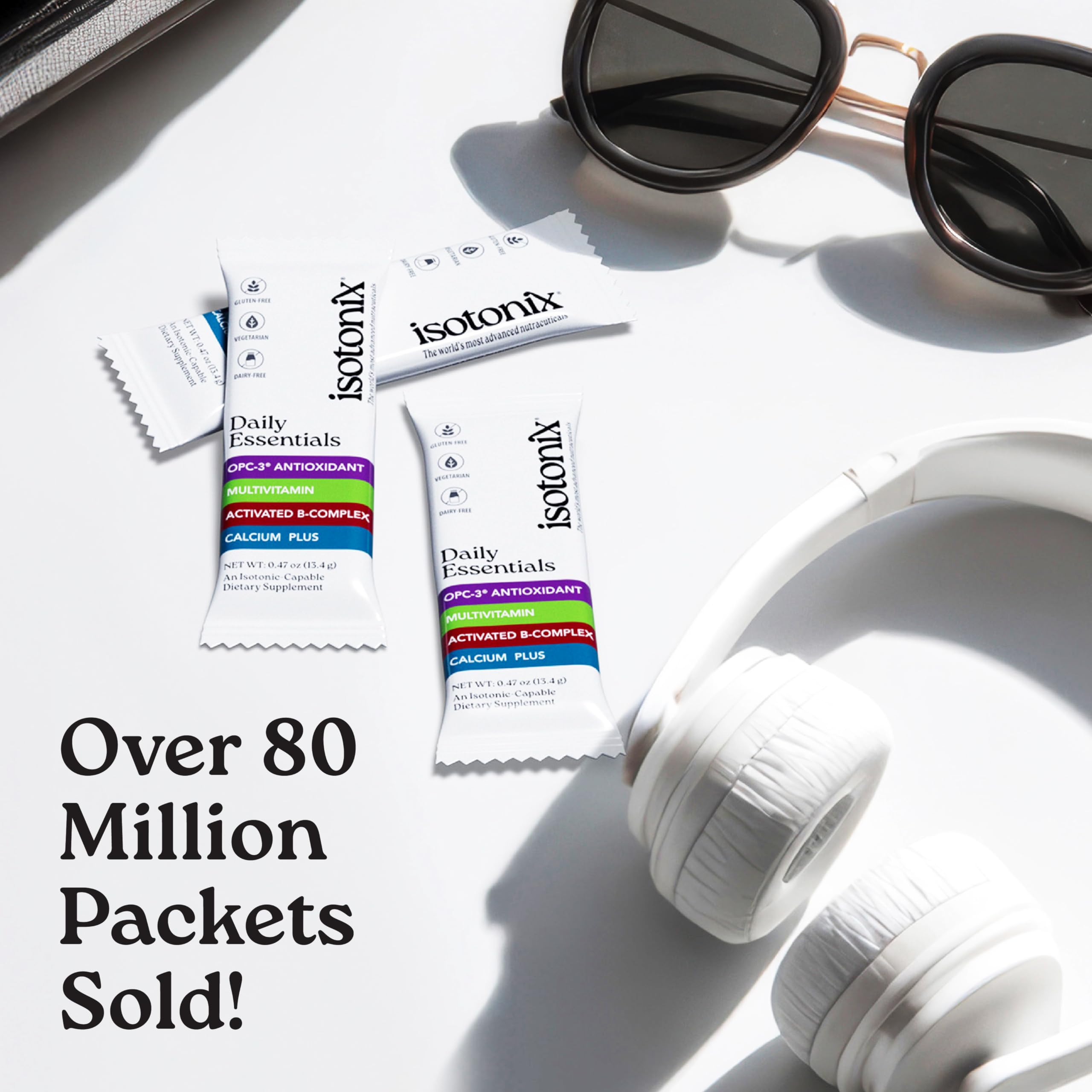 Isotonix Daily Essentials – formule 4-en-1 simplifie votre routine nutritionnelle.