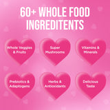 It Girl Vitamins gommes cœur rose, goût gourmand et plaisir quotidien.