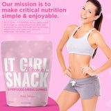 It Girl Vitamins gommes énergie et beauté, support potentiel au quotidien.