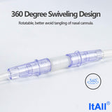 ItAll connecteur rotation tuyau oxygène détails – montage rapide et sans torsion.