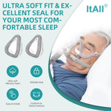 ItAll coussin face plein en mousse mémoire pour douceur nocturne