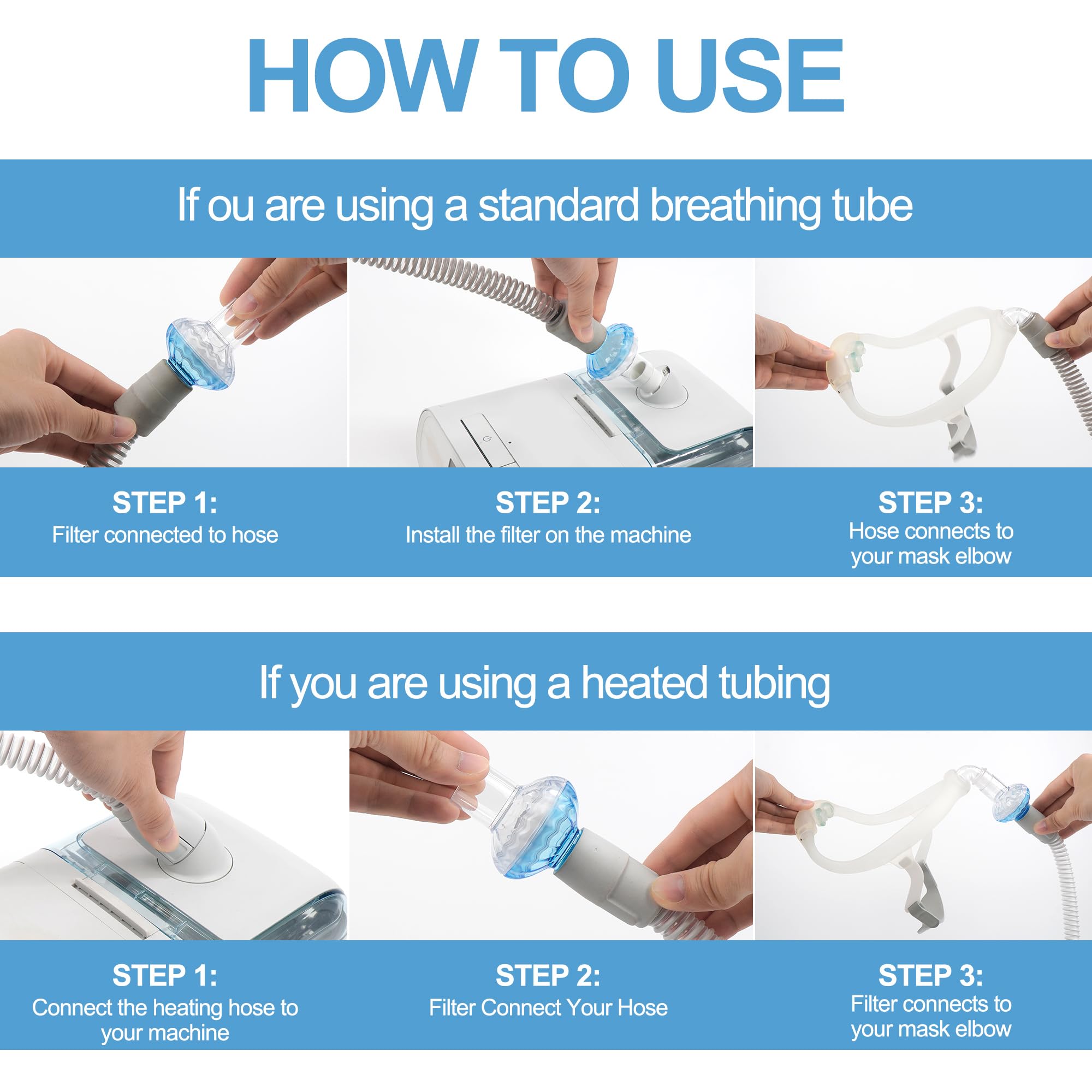 ItAll filtre CPAP nouvelle génération améliore l’air inhalé pendant la nuit.