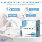 ItAll ensemble six filtres CPAP pour utilisation à long terme.
