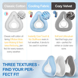 ItAll texture Classic Cotton bleu, toucher naturel et frais