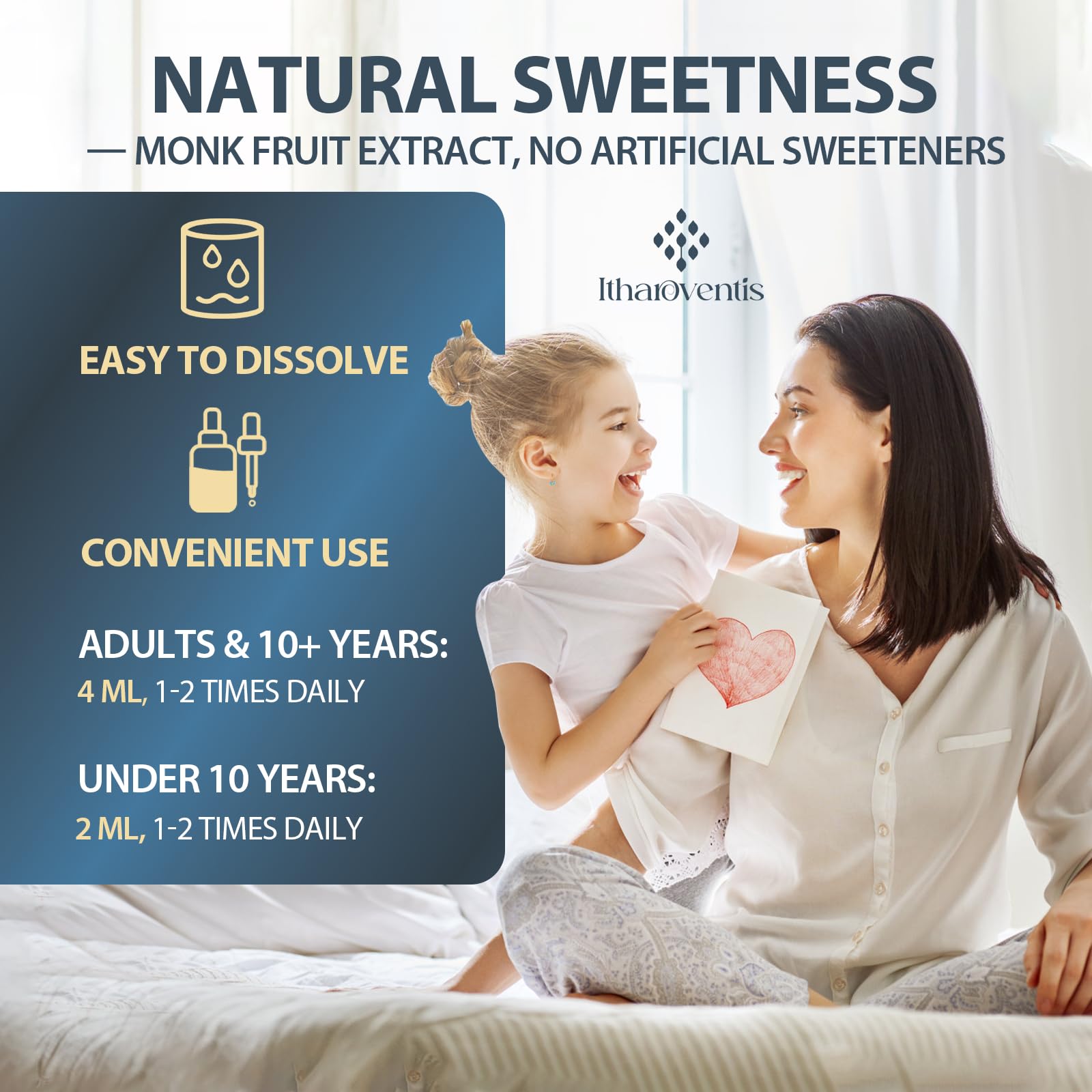Gouttes Itharoventis Zeolite – sans sucre, végan, adaptées aux habitudes quotidiennes.