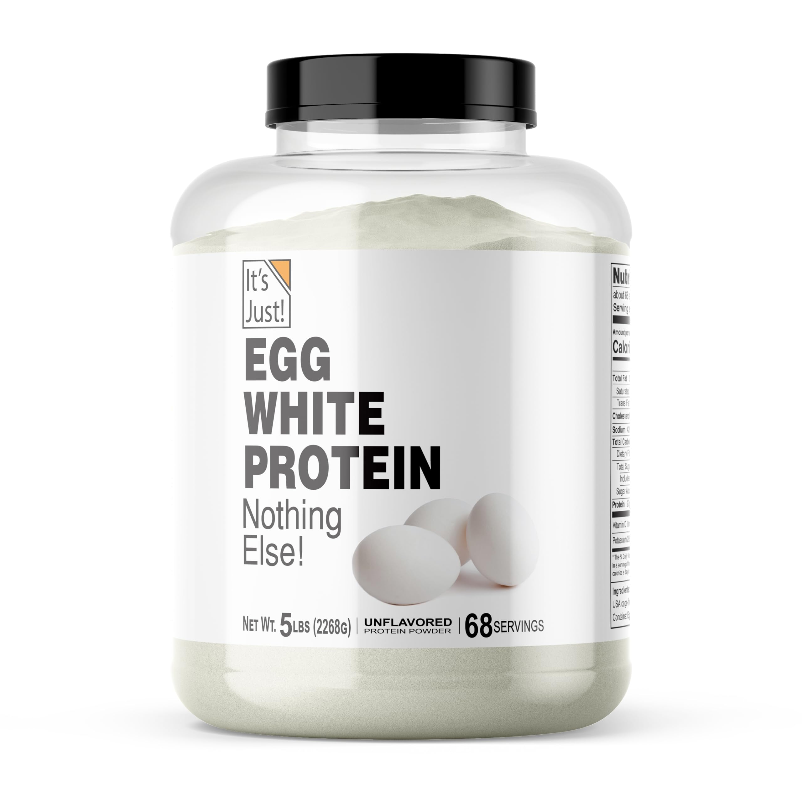 Its Just! protéine de blanc d'œuf en bouteille prête à mélanger pour shakes protéinés.