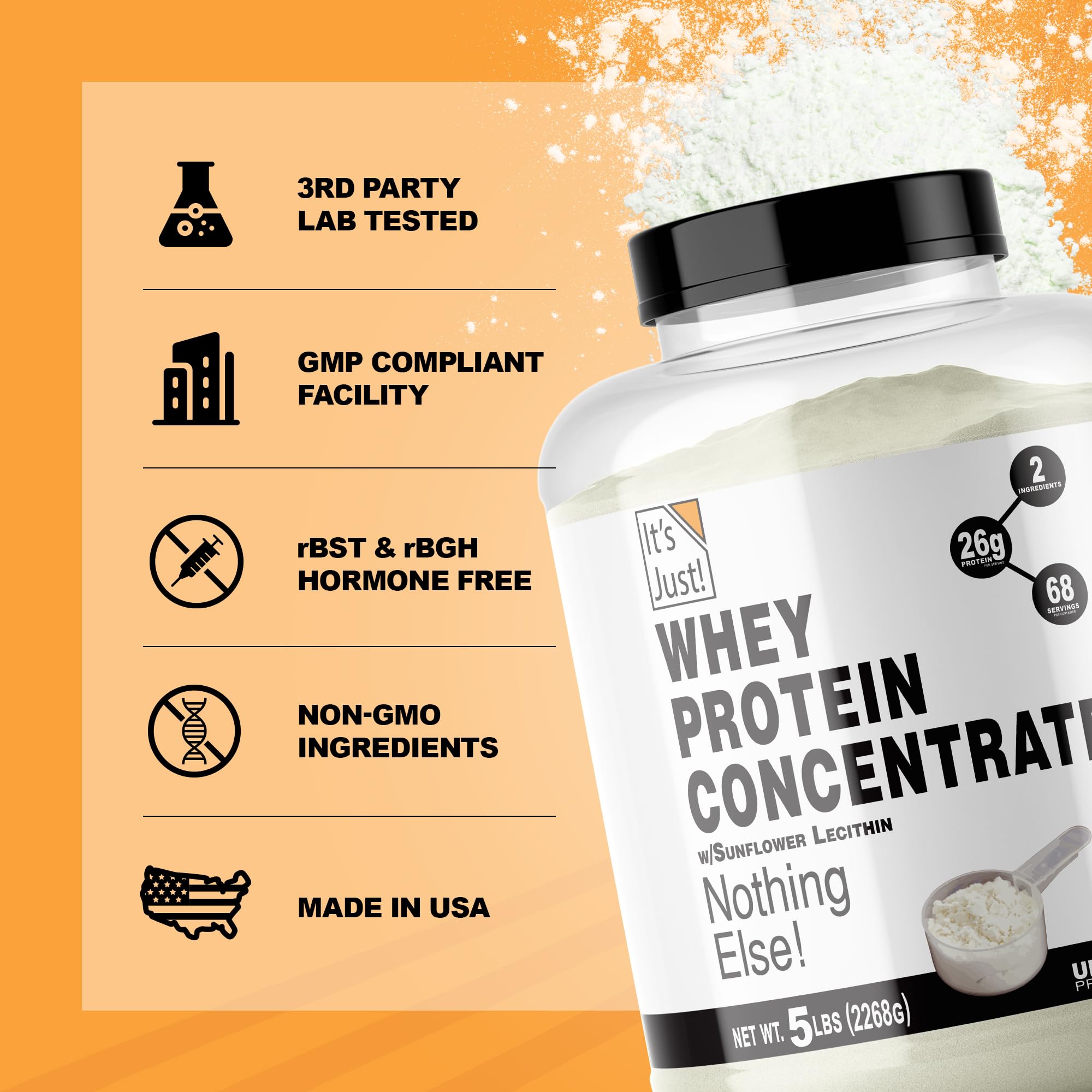 Its Just! protéines de petit-lait, supports potentiels pour récupération et énergie quotidiennes.
