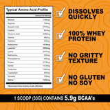 It's Just! Recette protéinée sportive avec whey concentrée non aromatisée.