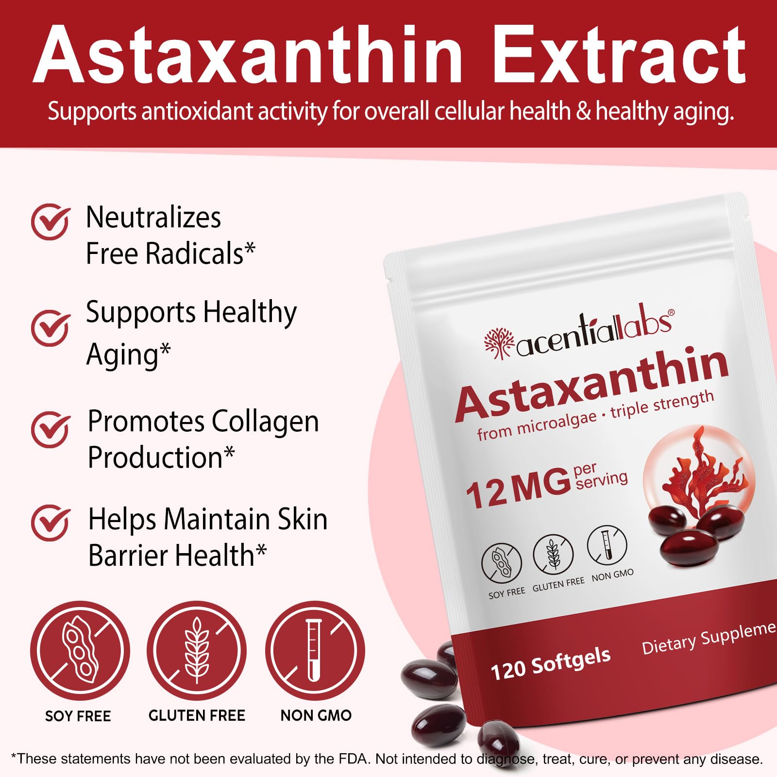 ITSDAWN Astaxanthine 12mg gelules: prise quotidienne pratique pour actifs.