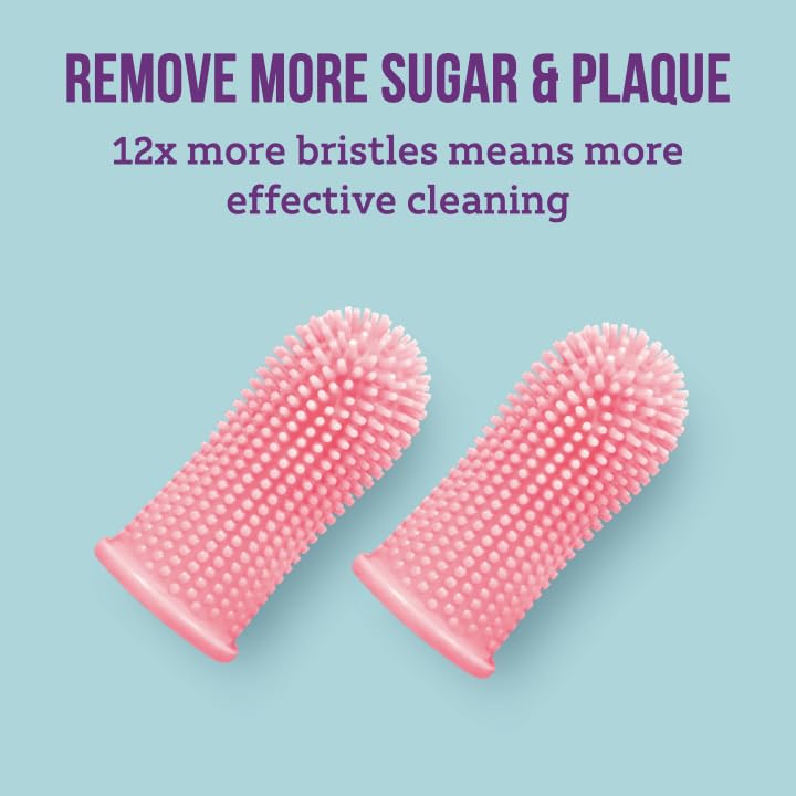 Itsy Bitsy People brosse-dents bébé silicone alimentaire: sécurité et propreté efficaces.