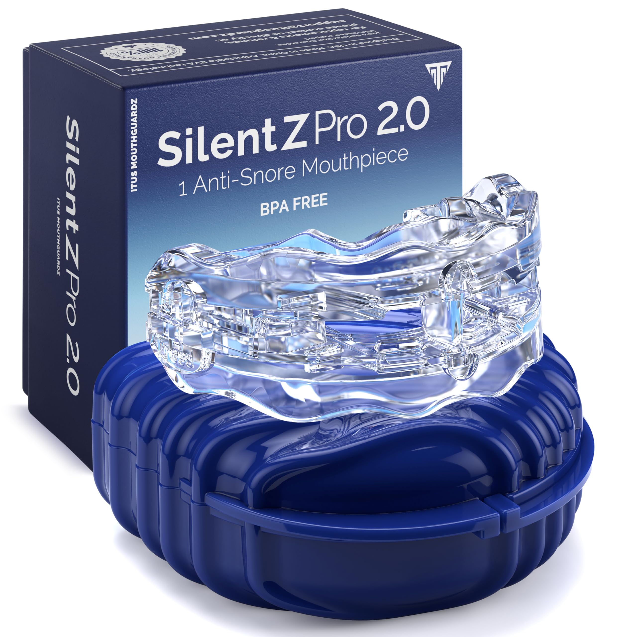 Itus Mouthguardz SilentZPro 2.0 : moulage précis pour ajustement confortable.