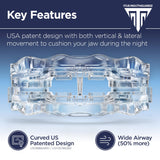 Itus Mouthguardz SilentZPro 2.0 — vue avant, taille moyenne adaptée.