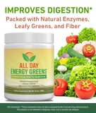 IVL All Day Energy Greens packaging, pot refermable et pratique.