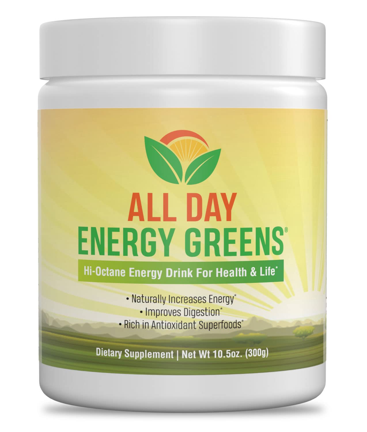 IVL All Day Energy Greens poudre verte, soutien nutritionnel pratique pour énergie quotidienne.