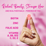 IvyBears biotine pour cheveux forts et ongles solides.