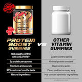 Gummies prêtes à emporter dans une gourde, parfait pour déplacements sportifs.