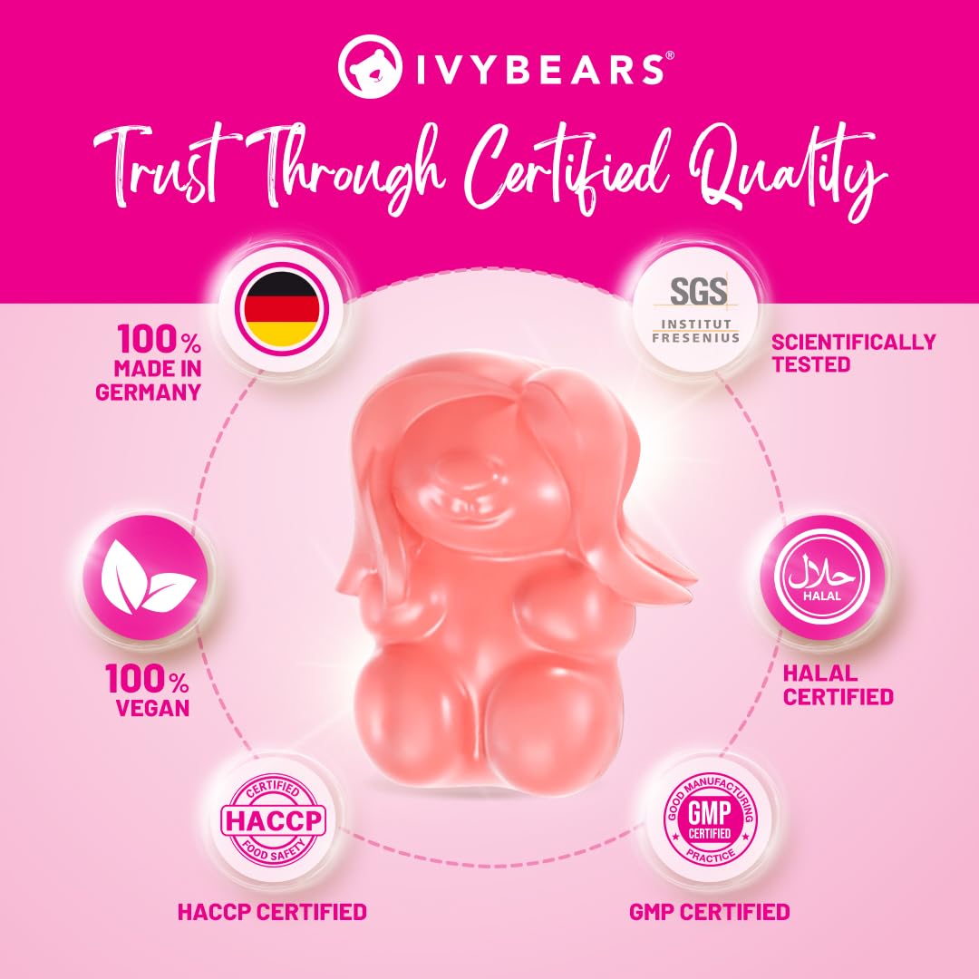 IvyBears collagène cheveux et ongles, éclat et résistance.
