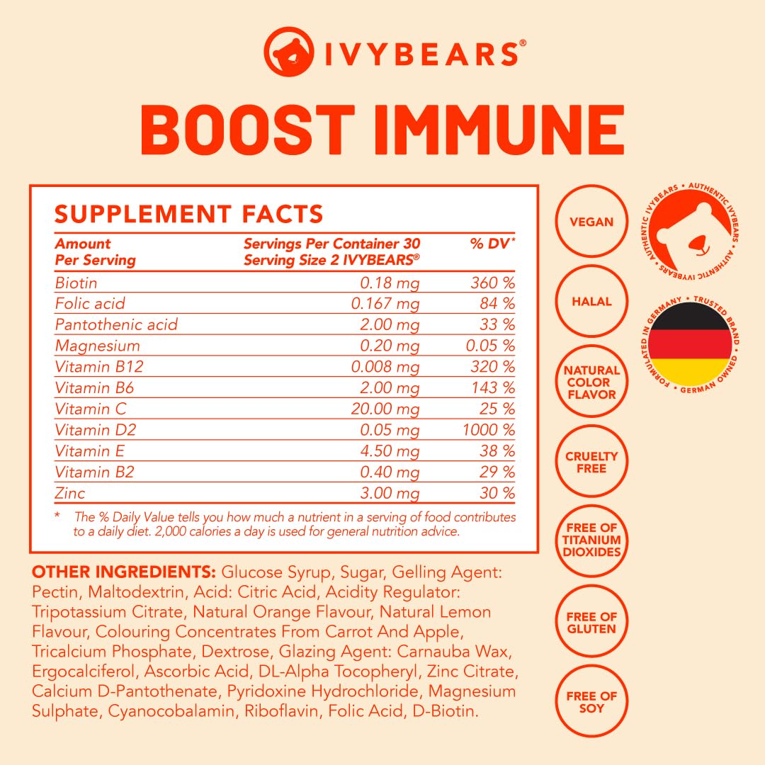 IvyBears Immunité fabrication en Allemagne selon des normes strictes.