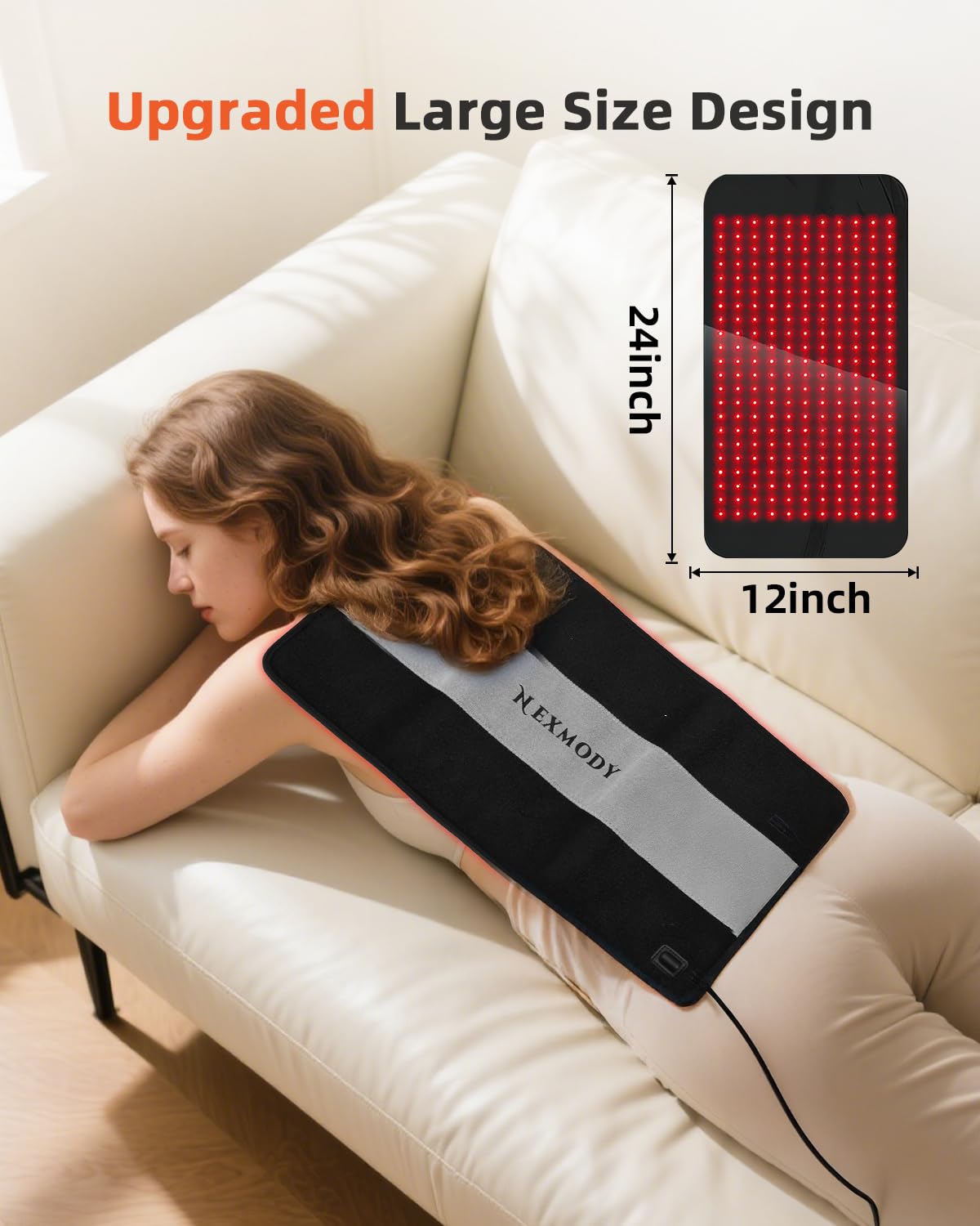 IWETQFF lampe infrarouge rouge 850nm, pénétration pour confort musculaire potentiel