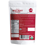 Iyasa poudre de betterave bio, poudre fine idéale pour smoothies et pâtisseries.