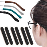 IYOOH serre-oreilles lunettes coton doux noir avant, confort durable derrière l’oreille
