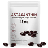 IZHXE Astaxanthine: capsules molles dans le flacon pour un soutien antioxydant quotidien.