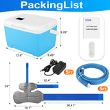 Iznr machine glace epaule poignee portable etanche simplifie le transport et l'utilisation