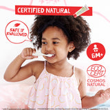 Jack N' Jill dentifrice sans fluor — emballage lisible et sécurité pour jeunes dents