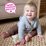 Ingrédients naturels Jack N' Jill: xylitol 40%, calendula et silice pour douceur.