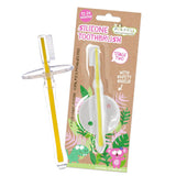 Jack N' Jill Étape 2 brosse-dents-silicone avant — douceur sûre pour petites dents.