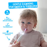 Brosse Jack N' Jill Tickle Tooth avec brins extra-doux pour gencives sensibles.